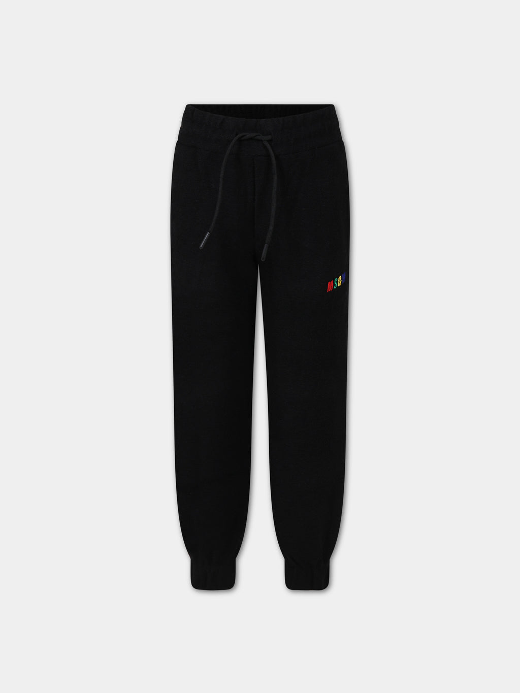 Pantalon noir pour enfants avec logo